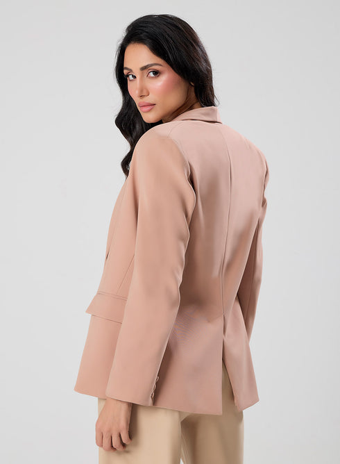Over Sized Formal Blazer- Brown